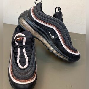 Nike Air Max 97 Woodgrain Black Sz 7 Womens